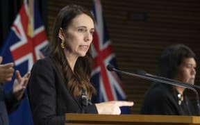 - POOL - Prime Minister Jacinda Ardern during the post-Cabinet press conference with Foreign Affairs Minister Nanaia Mahuta, Parliament, Wellington. 07 March, 2022.  NZ Herald photograph by Mark Mitchell