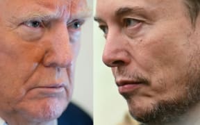 Donald Trump (L) and Elon Musk's unlikely political marriage exploded in a fiery public divorce on 5 June, 2025.