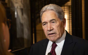 New Zealand First leader Winston Peters