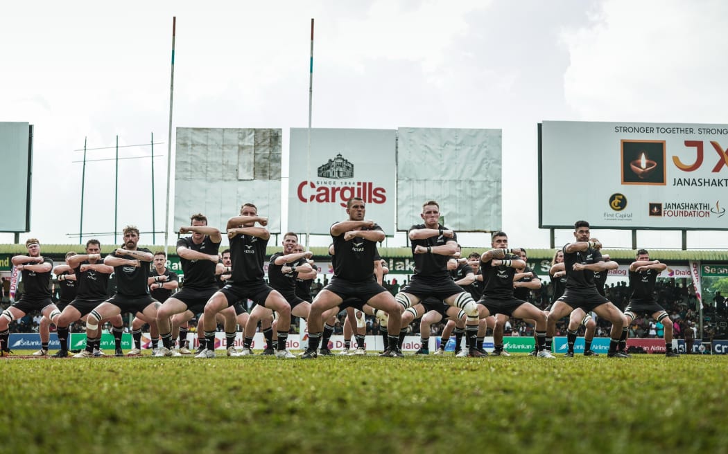 The NZ Under 85kg side lays down the challenge to the Sri Lankan Tuskers.