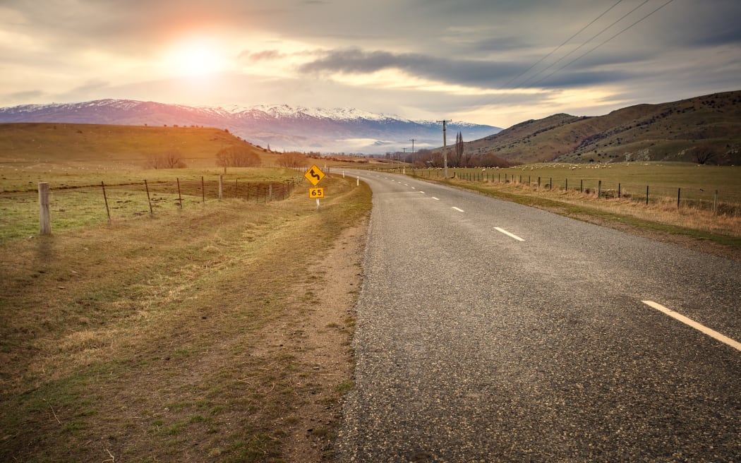 beautiful scenic of farm field in southland new zealand