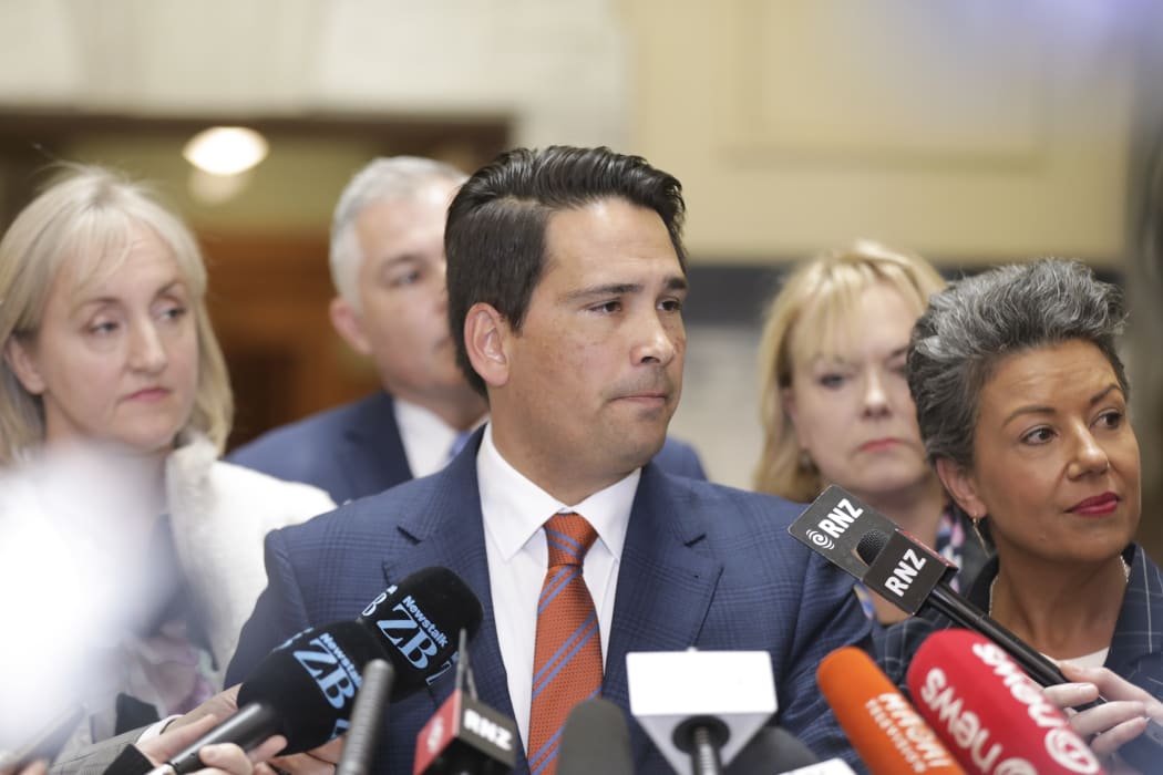 National Party Leader, Simon Bridges, speaks to media about Jami-Lee Ross.