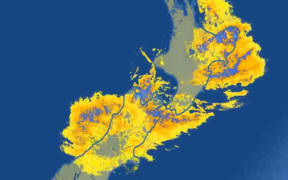 Heavy rain has eased over northern parts of the country but has moved southwards onto Canterbury