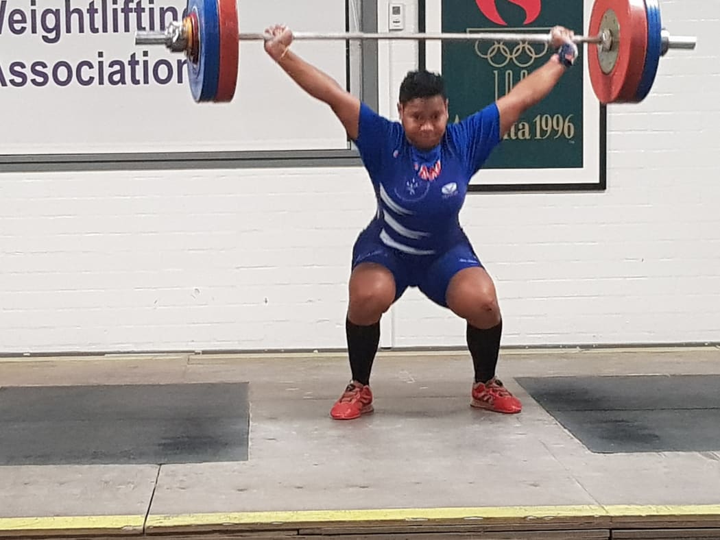 Eileen Cikamatana lifted a world best mark in the 81kg division.