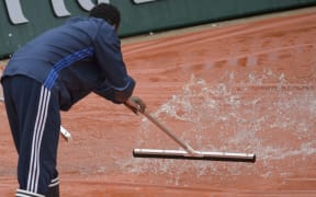 Rain washes out the day's play at the French Open.
