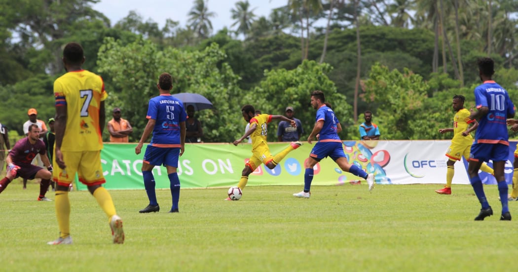 Emmanuel Simon also scored twice for Lae City.