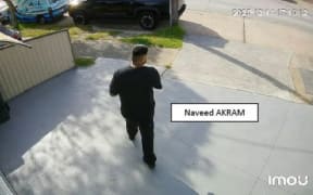 Naveed Akram is seen walking down the driveway of a rented Campsie home about 90 minutes before the Bondi Beach attack.