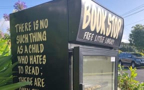 Book Stop free library.