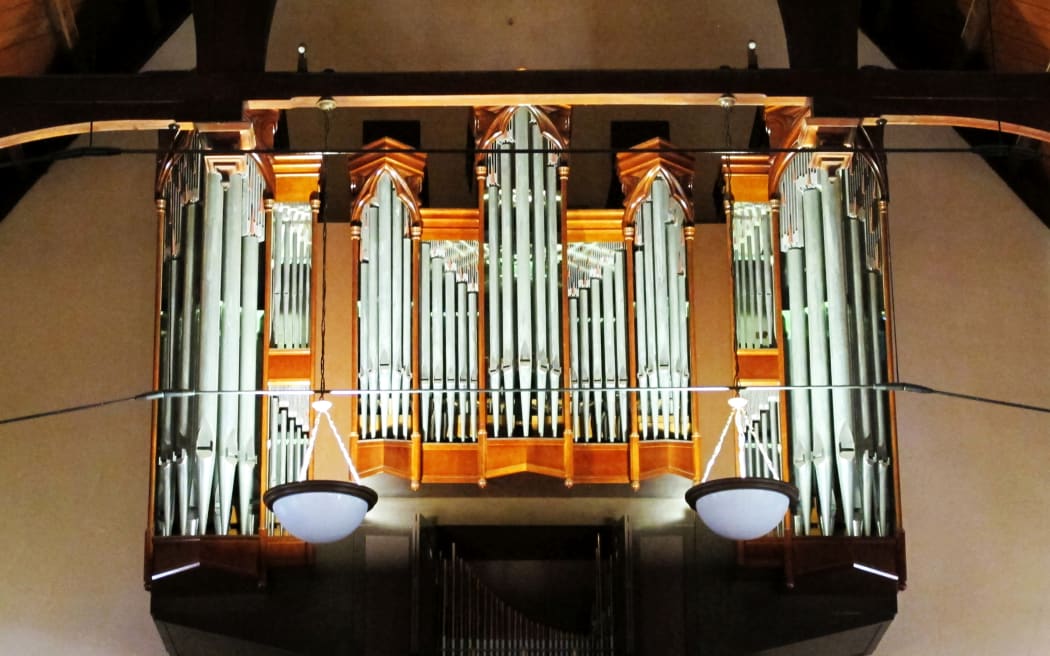The organ at St Patrick's Cathedral