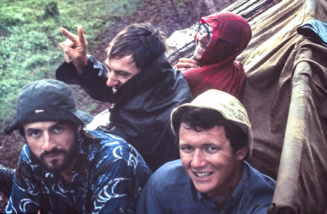 A photo of the unidentified Kiwi travellers in 1970.