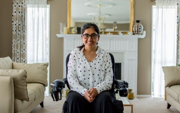 Latifa Daud at home in Auckland.