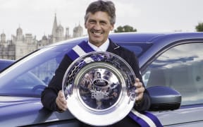 New Zealand equestrian Andrew Nicholson wins his third straight Burghley title in 2014.