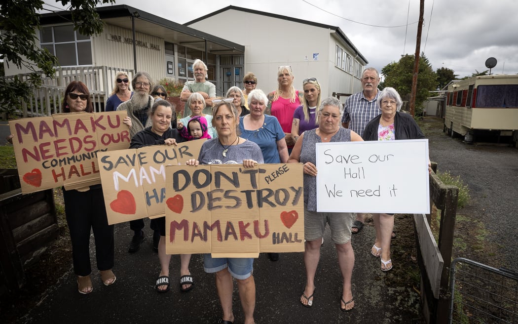Mamaku residents are outraged their community hall is due to be demolished. 22 February 2024 The Daily Post Photo / Andrew Warner