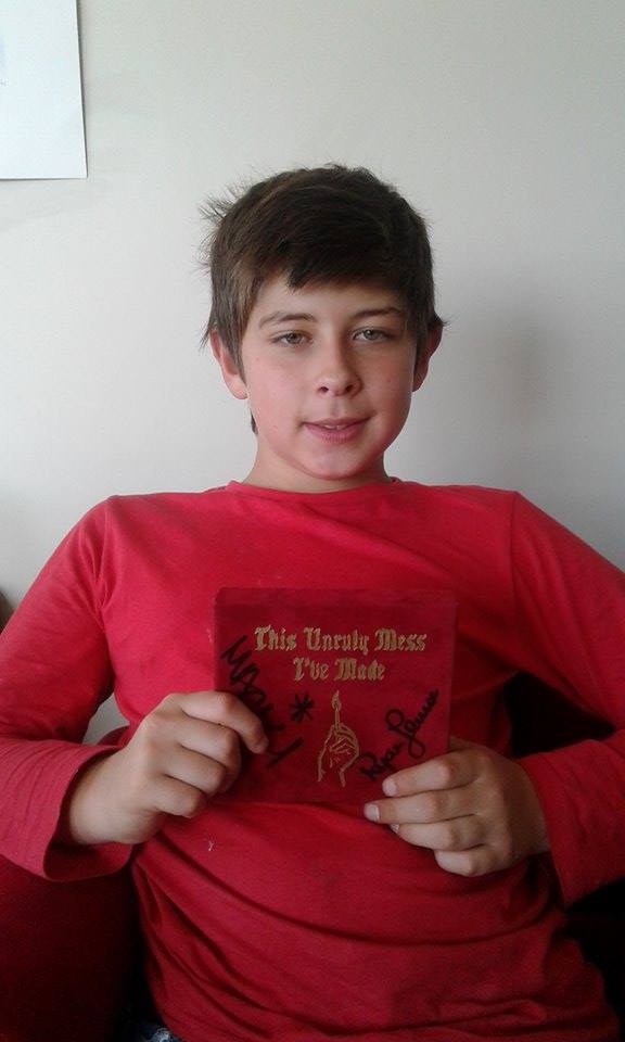 Oska Spencer with Macklemore album