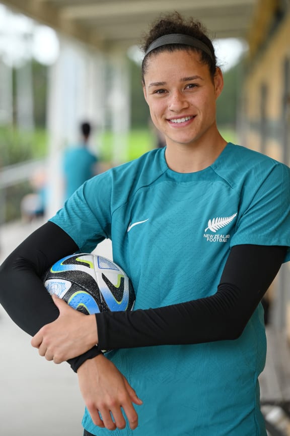 New Zealand Football Ferns Grace Jale.