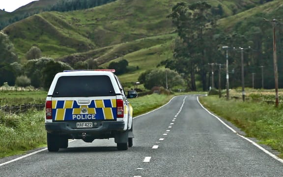 Rural police north of Tolaga Bay, Gisborne.