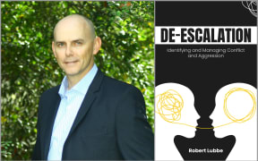 Image of Robert Lubbe and cover of his book