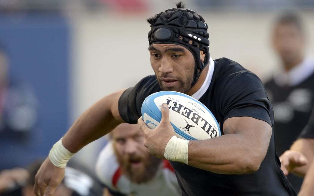 All Black Victor Vito in action.