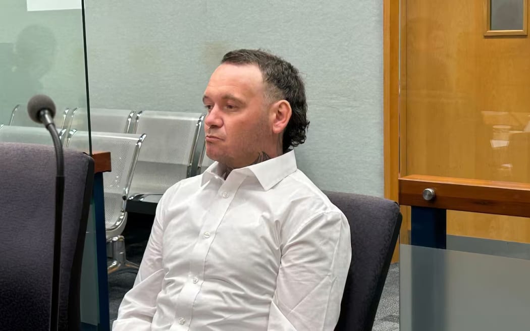 Concrete contractor and fraud accused Jason Mark Lambert pictured in the Hamilton District Court in August during his judge-alone trial.