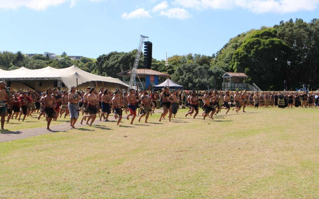 Ngāti Whātua welcomed more than 1000 people to its rohe near Ōkahu Bay for Te Matatini 2023.