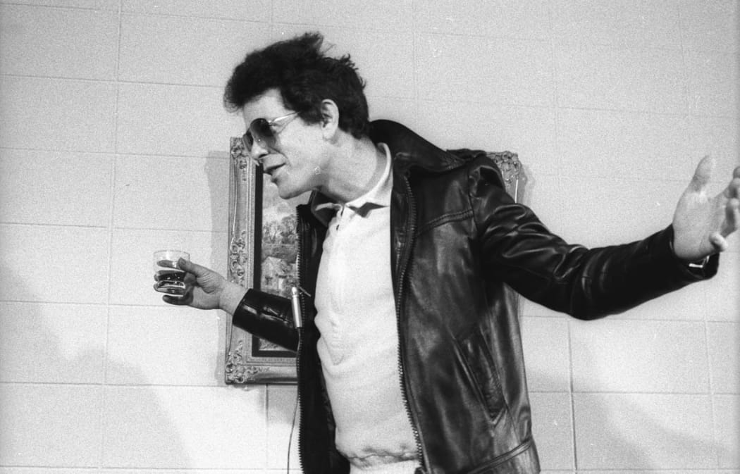 Lou Reed press conference Intercontinental Hotel Auckland October 1977.