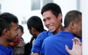 A group of sailors held hostage by Somali pirates for nearly five years.