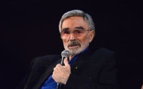 HOLLYWOOD, CA - MARCH 22: Actor Burt Reynolds speaks during a Q&A session at the Los Angeles premiere of "The Last Movie Star" at the Egyptian Theatre on March 22, 2018 in Hollywood, California.   Michael Tullberg/Getty Images/AFP