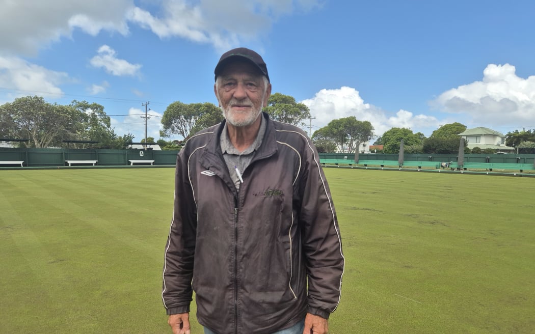Long-time bowls club member Kevin Murray.