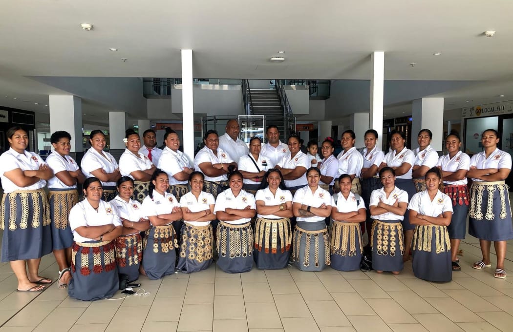 A member of the Tonga women's rugby team was reported to have suspected symptoms of measles.