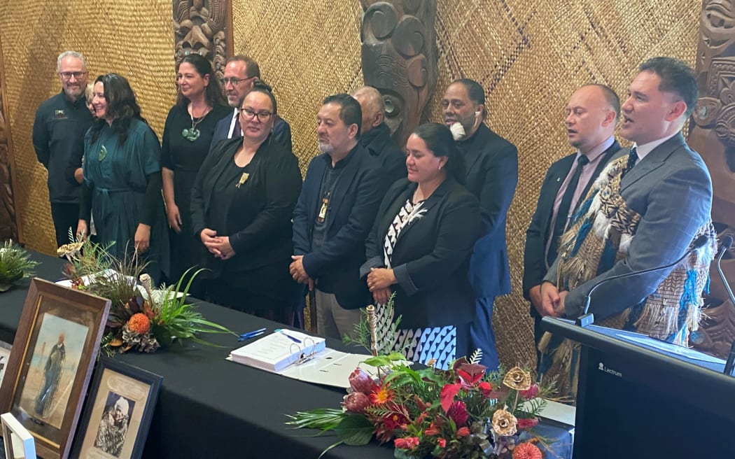 Taranaki's eight iwi initialled the deal with the Crown in March, subject to ratification.