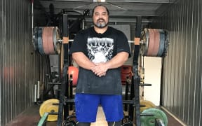 Daniel Nemani - representing Niue in powerlifting at the Pacific Games in Samoa.