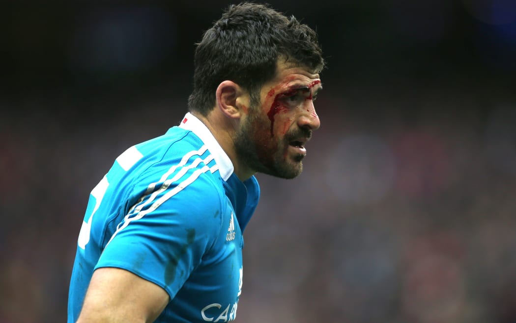 Andrea Masi during the 2013 Six Nations.