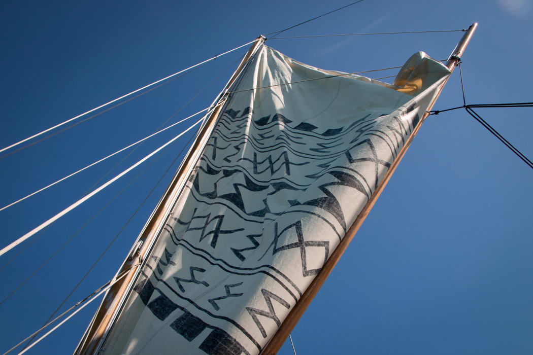 Setting sail.