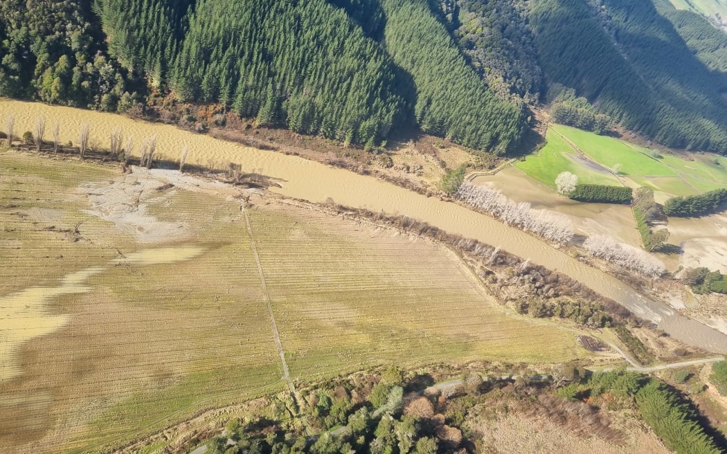 Flooding in the Tasman region in June 2025.