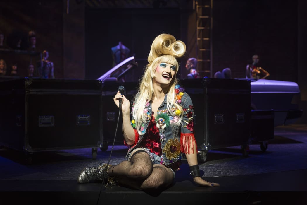 Adam Rennie as Hedwig in the musical Hedwig and the Angry Inch
