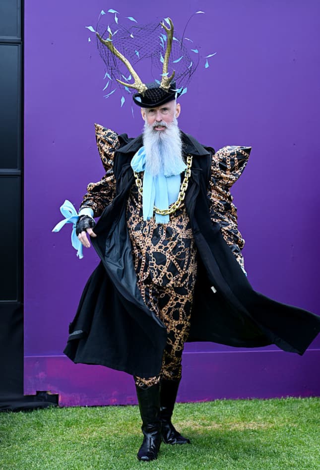 MELBOURNE, AUSTRALIA - NOVEMBER 04: Richard Nylon attends Fashions on the Field during 2025 Melbourne Cup Day at Flemington Racecourse on November 04, 2025 in Melbourne, Australia. (Photo by Wendell Teodoro/Getty Images)