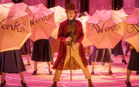 Still from the 2023 film Wonka featuring Timothée Chalamet as Willy Wonka