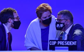 session at the COP26 climate change conference in Glasgow.