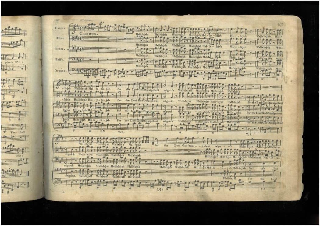 1784 edition of Messiah published in by London’s Harrison and Co and found in Tauranga, NZ