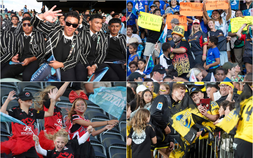 Fans turn out for Super Rugby Pacific 2025.