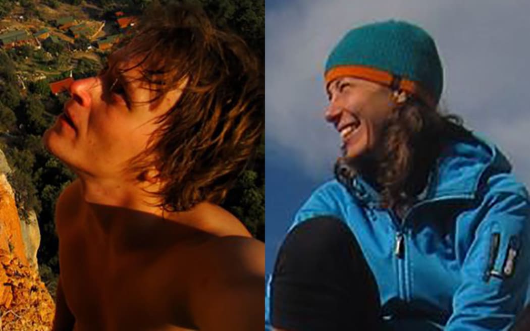 Czech trampers Ondrej Petr and     Pavlina Pizova
