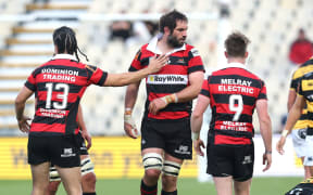 Sam Whitelock playing for Canterbury in 2020.