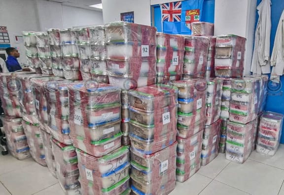 Approximately 1.1 ton of white substances in crystal and powder was seized in Maqalevu, Nadi on 20 January 2024