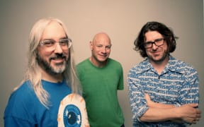 Dinosaur Jr (l-r) J Mascis, Murph, Lou Barlow.