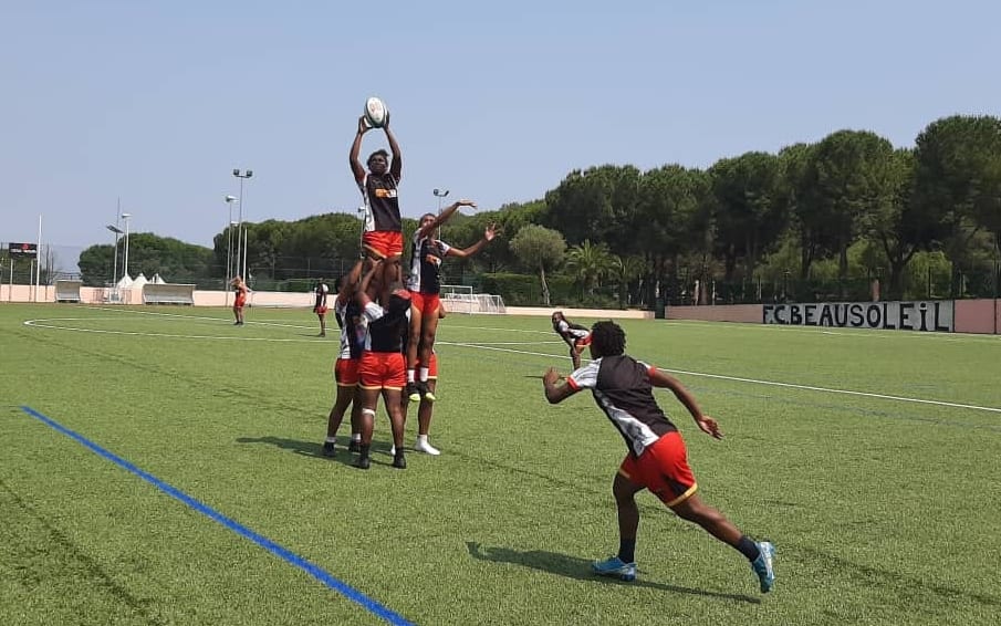 The PNG Palais finally hit the training fields in Monaco.