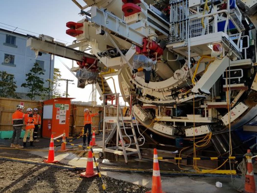 City Rail Link tunnel-boring machine
