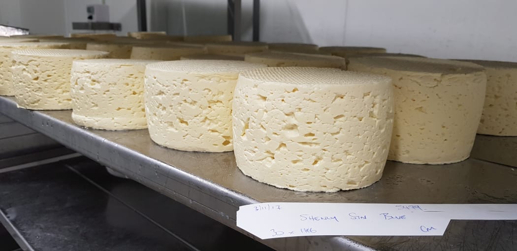One of the first commercial batches of Shenley Station Blue.