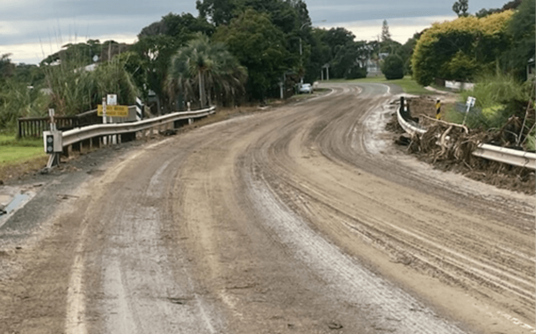A rain bomb in the hills above Matatā in March this year saw sediment and debris-laden water overtop Moore's bridge closing State Highway 2 and entering private properties.