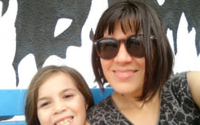 Carolina Zalazar and her daughter Martina stuck in Bali