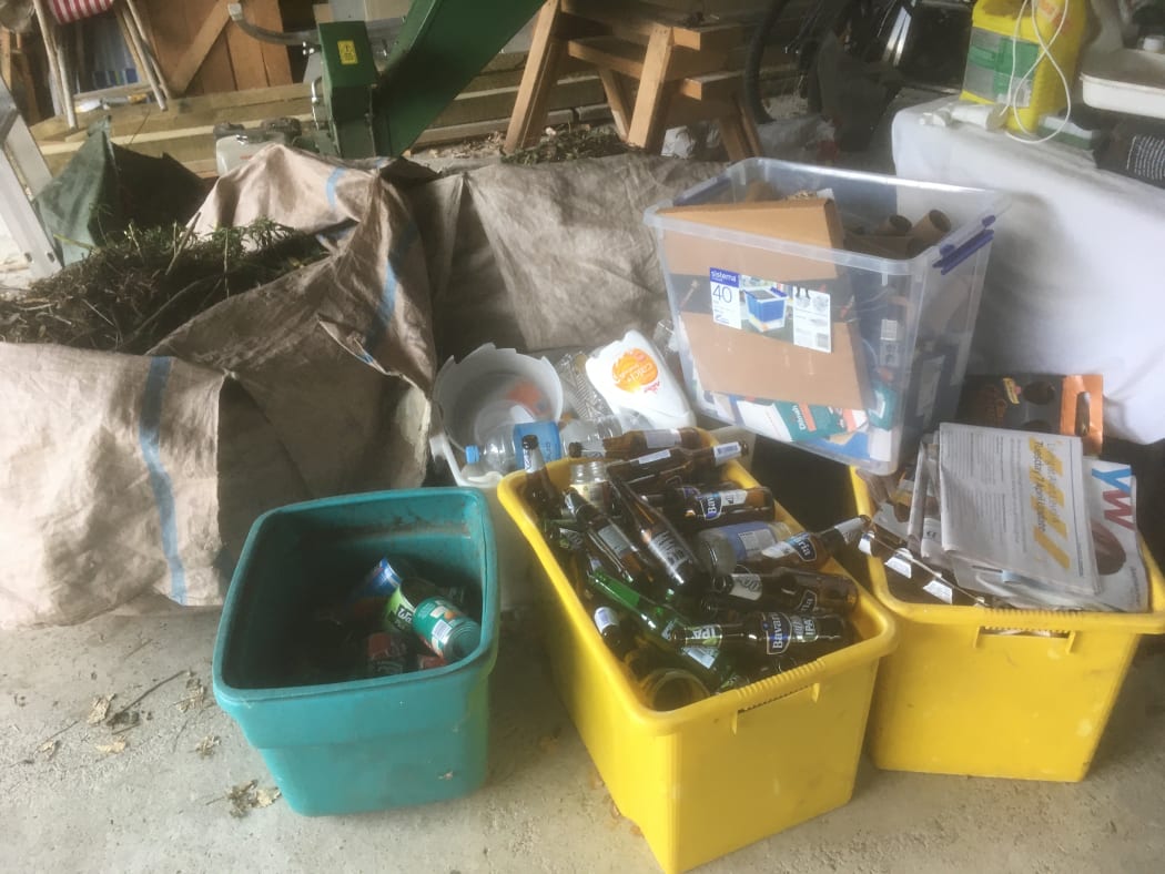 Refuse and recycling has been piling up in Wairarapa homes during the Covid-19 coronavirus lockdown.